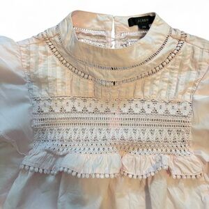 J. Crew woman’s Pink Lace blouse